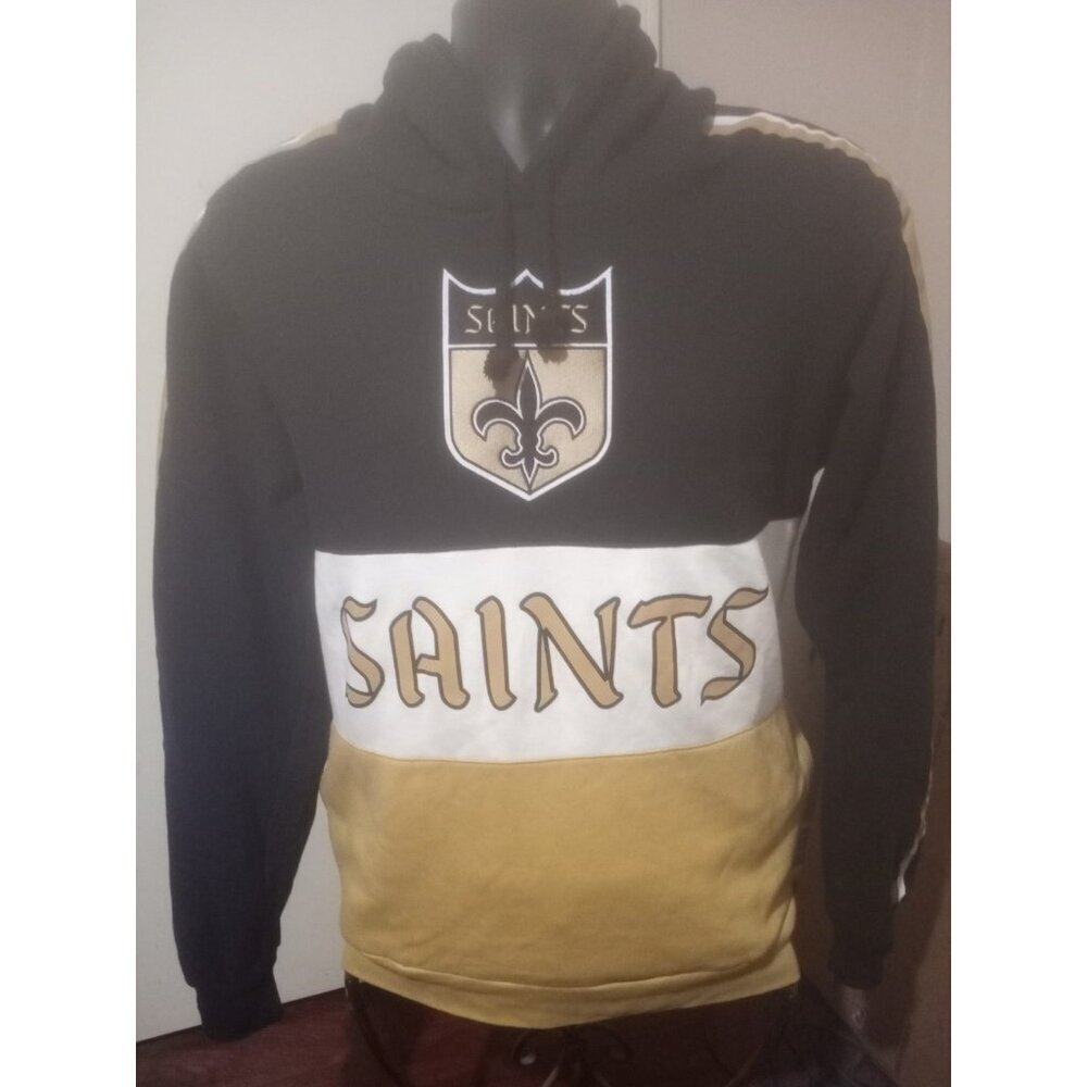 Mitchell & Ness New Orleans Saints Throwback Sweatshirt Hoodie Mens Large L